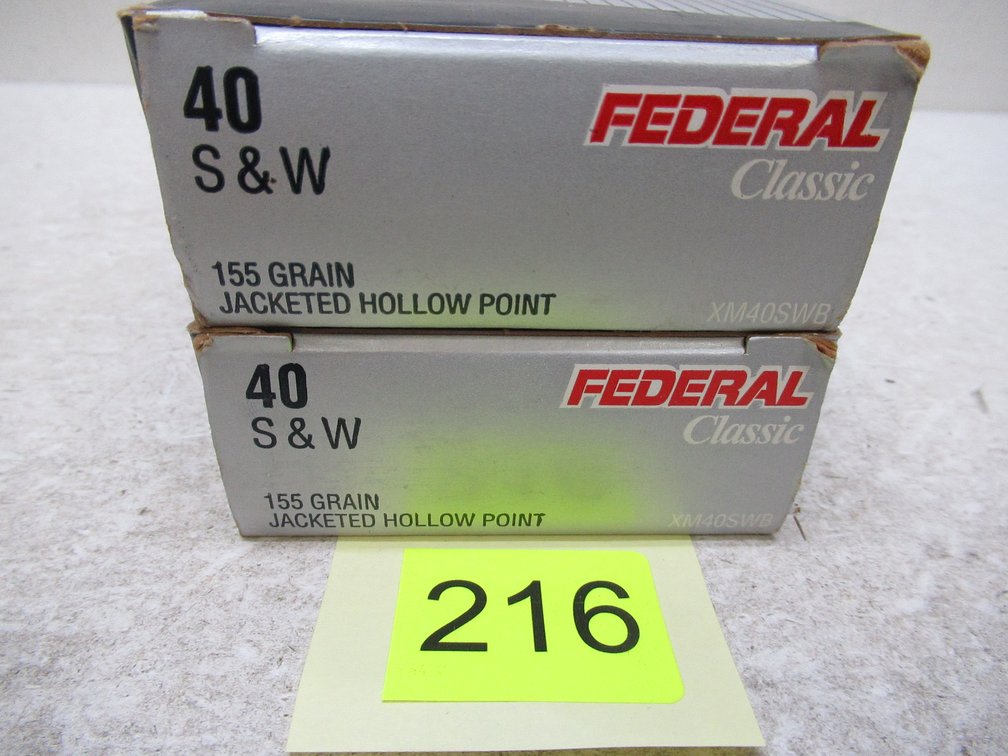 40S&W JHP Ammo