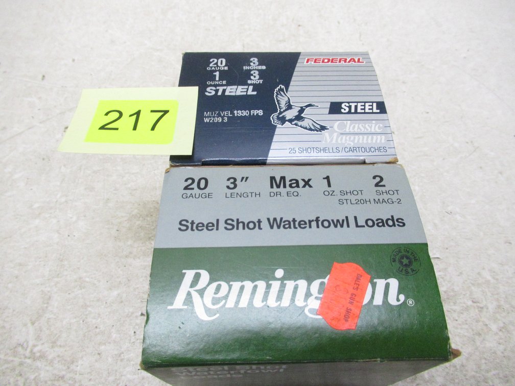 20GA Steel Shot Shotgun Shells