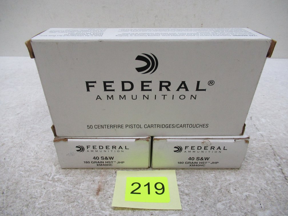 40S&W JHP Ammo