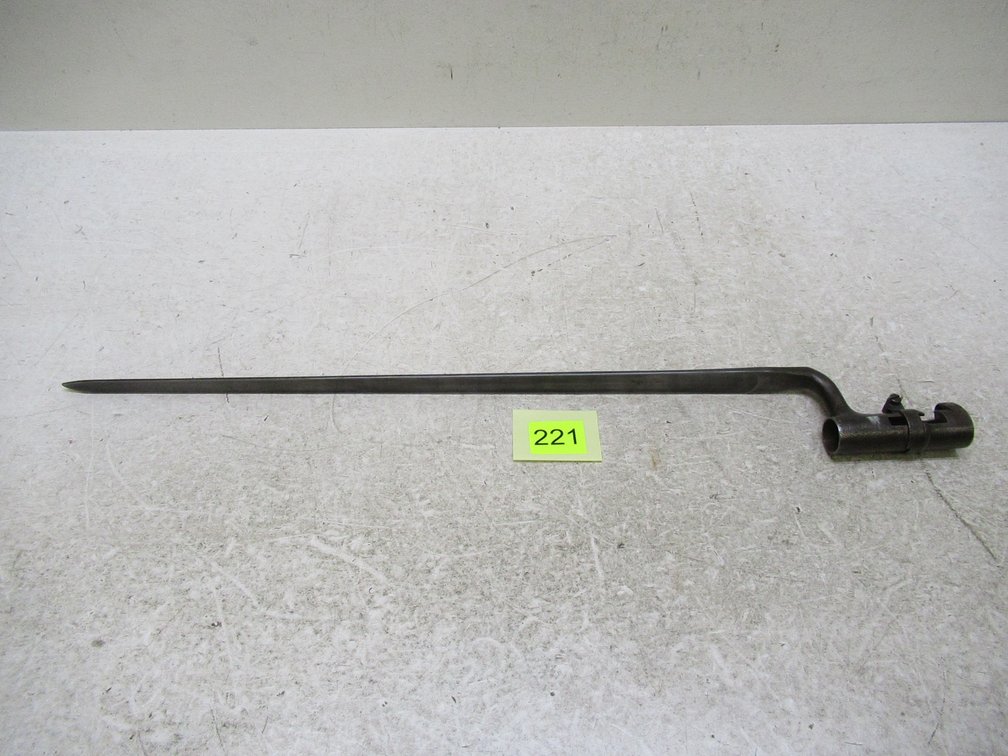 U.S. 19th Century Triangle-blade Socket Bayonet