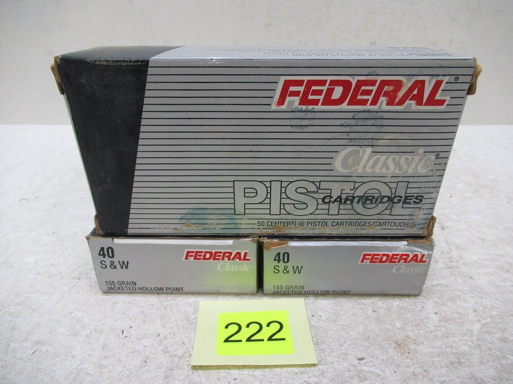 40S&W JHP Ammo