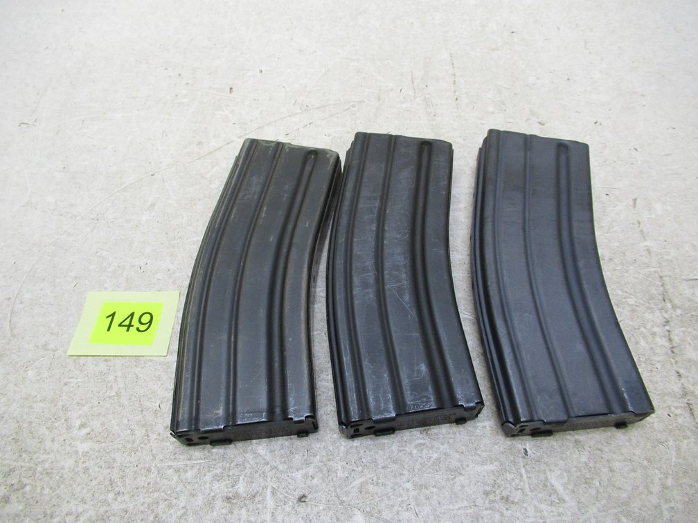 3 Metal AR 30rd Mags