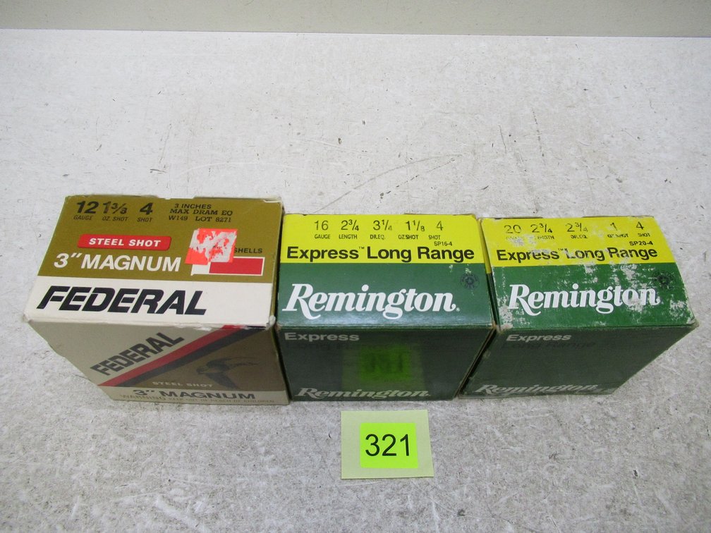 12GA - 16GA- 20GA Shotgun Shells