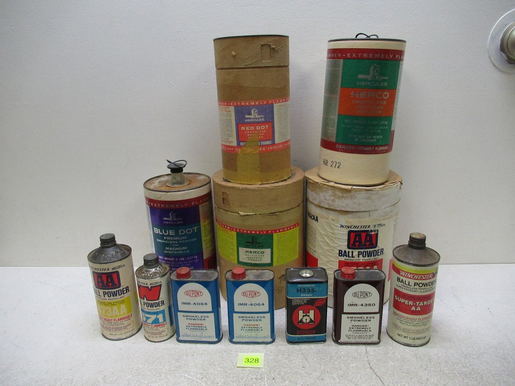Vintage Powder Cans / Tins / Barrels