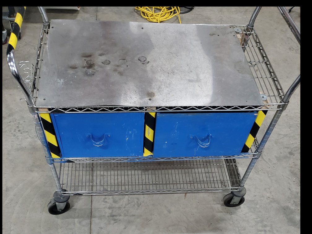 Lot 83: Metro cart with drawers