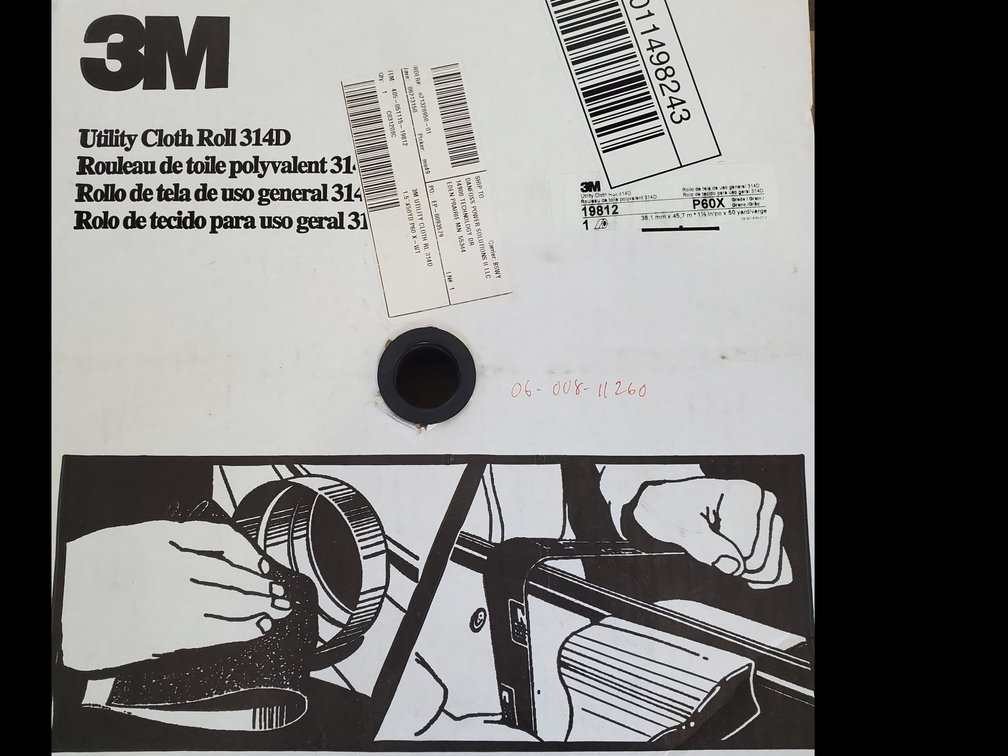 Lot 98: New 3M Emery/Utility cloth