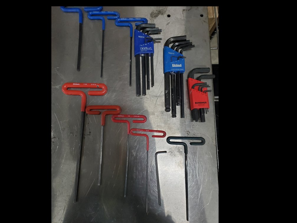 Lot 34: Allen wrench sets