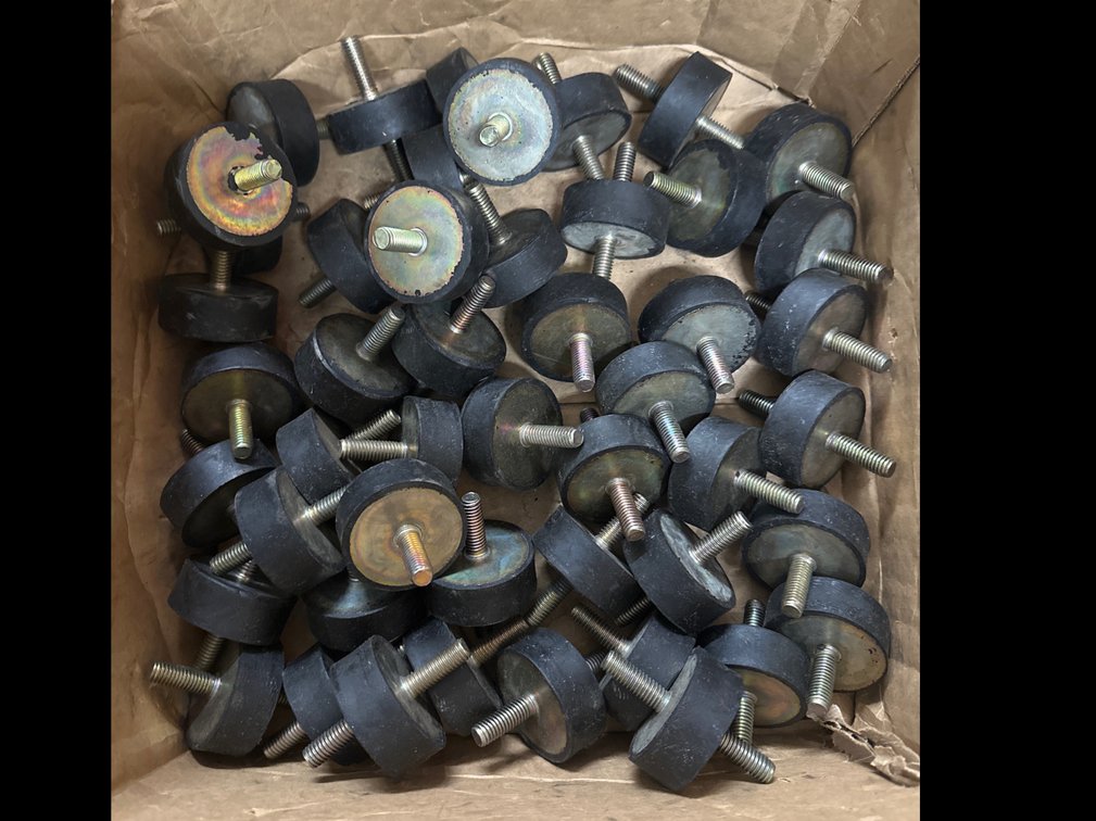 Lot 41: Box of Vibration Dampening Bushing Discs