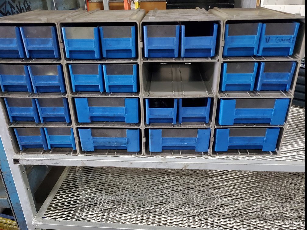 Lot 54: Bolt trays