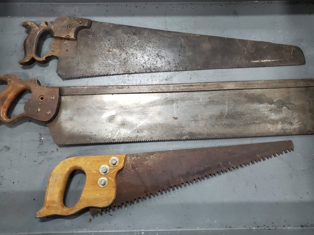 Lot 64: Wood saws