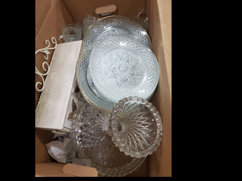Lot 73: Glassware and misc