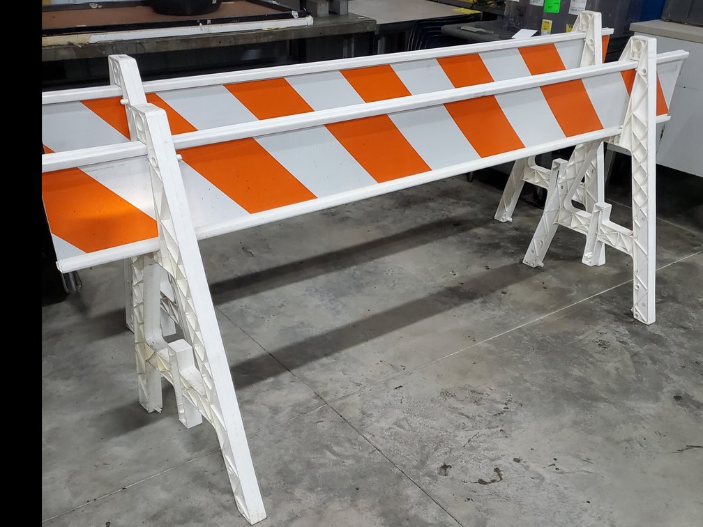 Lot 174: Road barricades