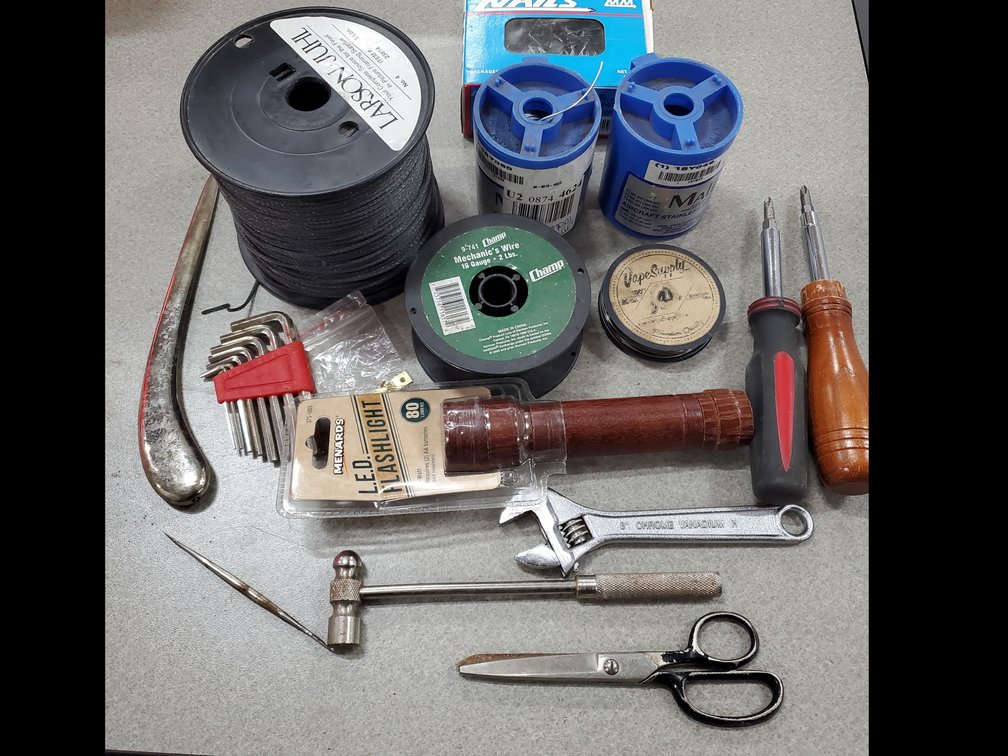 Lot 142: Misc wire and tools
