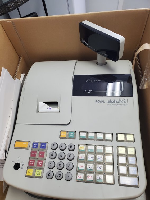 Lot 3: Cash register