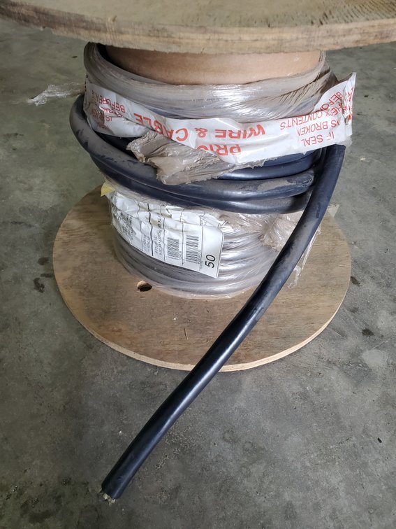 Lot 33: Spool of cable/wire