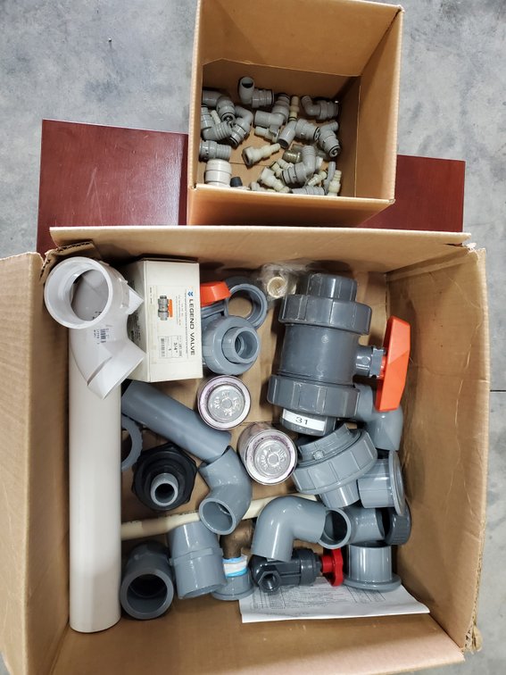 Lot 36: New misc pvc parts