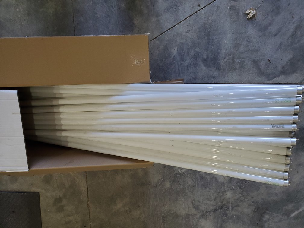 Lot 20: 4ft fluorescent lights