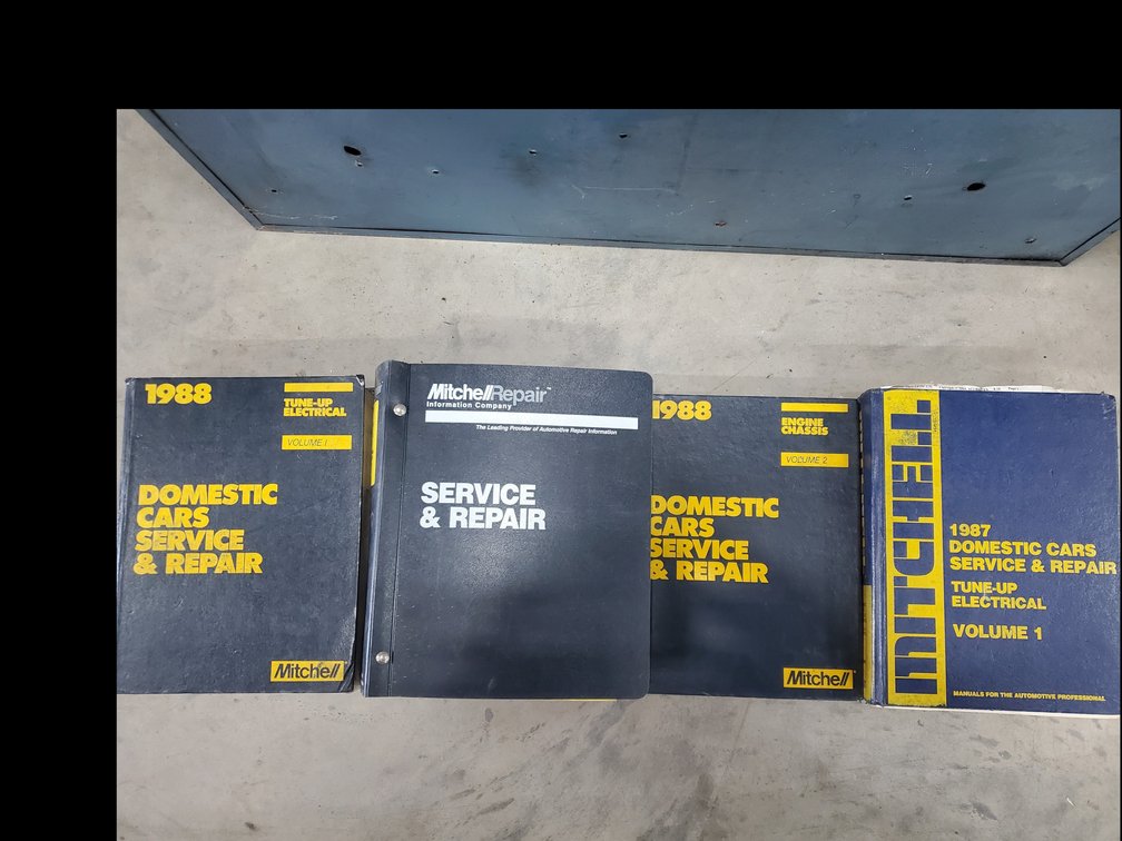 Lot 206: Automotive manuals