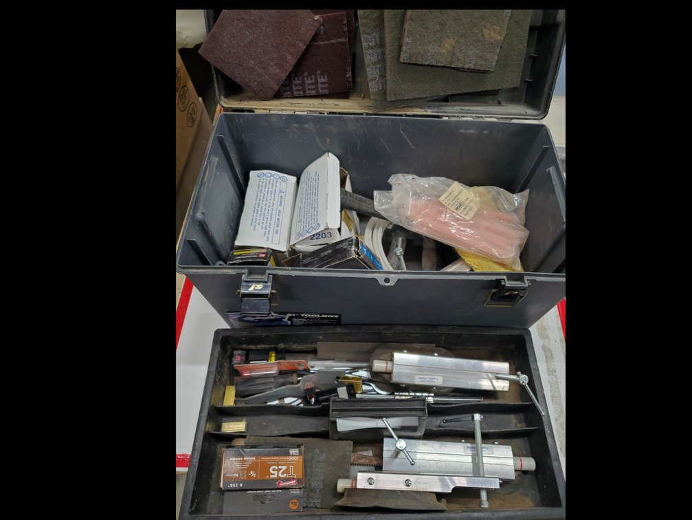 Lot 49: Stapels and scotch bright pads and misc..