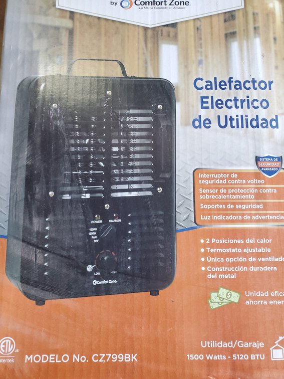 Lot 140: New utility heater