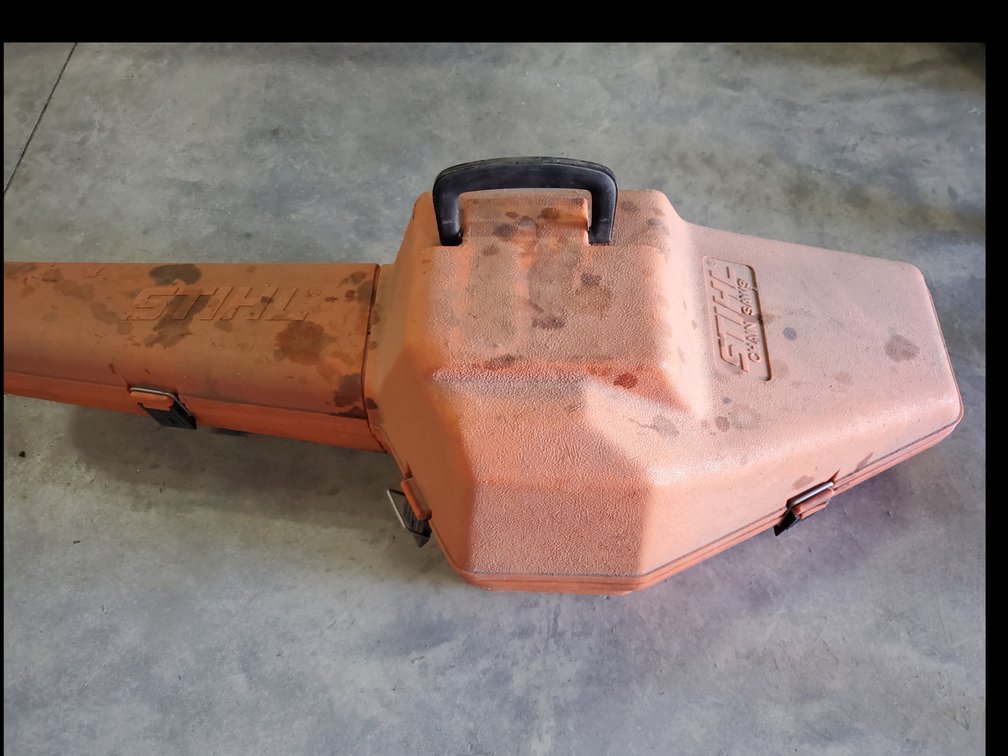 Lot 150: Stihl poly chainsaw case