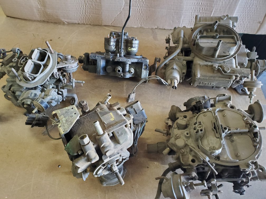 Lot 99: Carburetors-Holley & Quadrajet brand
