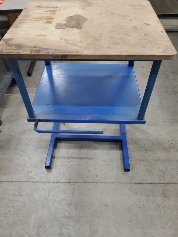 Lot 124: Portable stand/desk