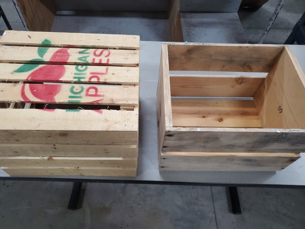 Lot 180: Wooden crates