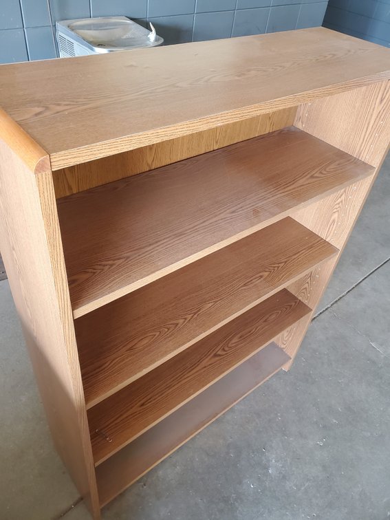 Lot 27: Book shelf