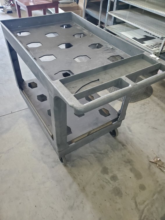 Lot 27: Uline poly cart