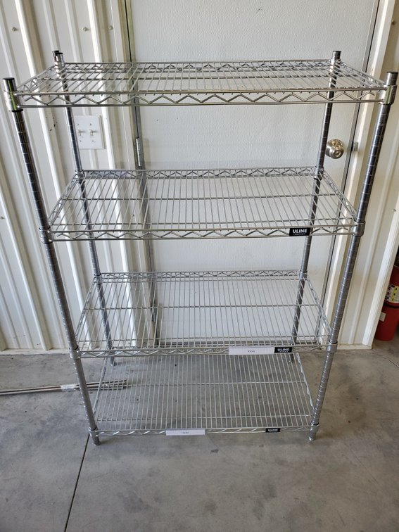 Lot 34: Uline metro rack