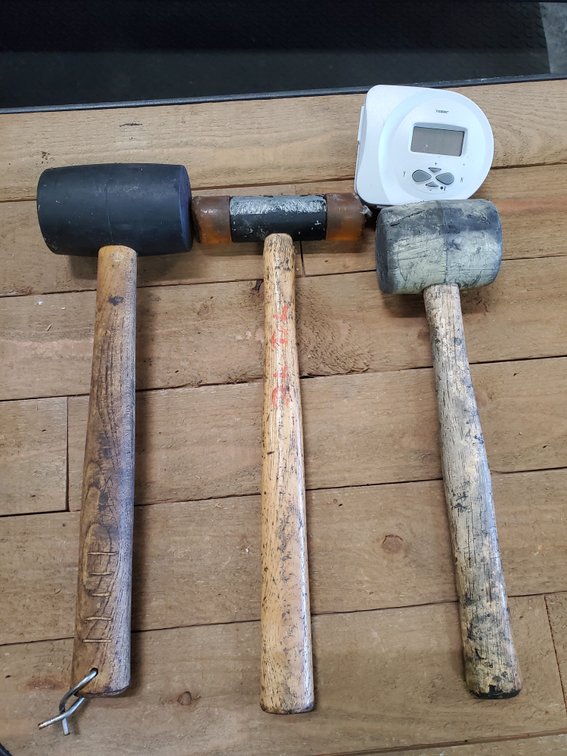 Lot 10: Hammers and timer