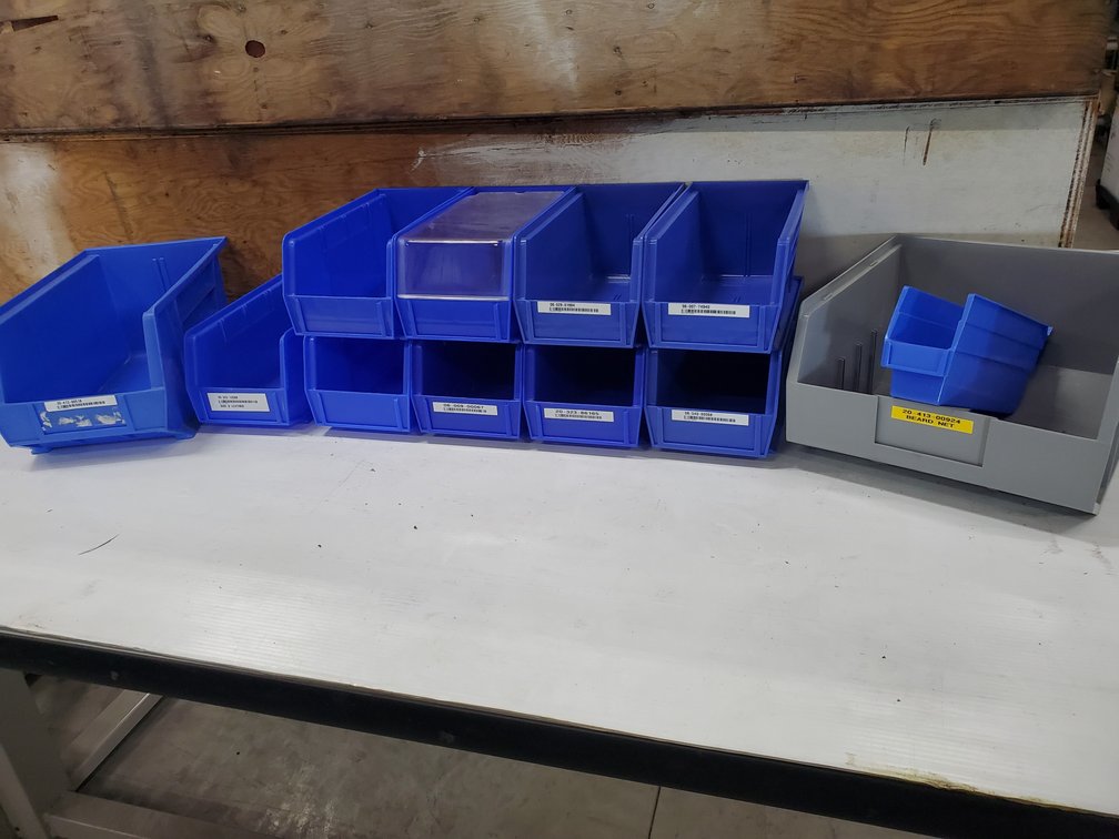 Lot 80: Akrobins poly organizers