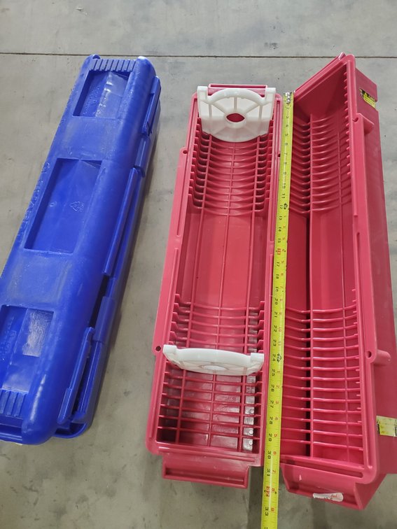 Lot 120: Molded plastic boxes