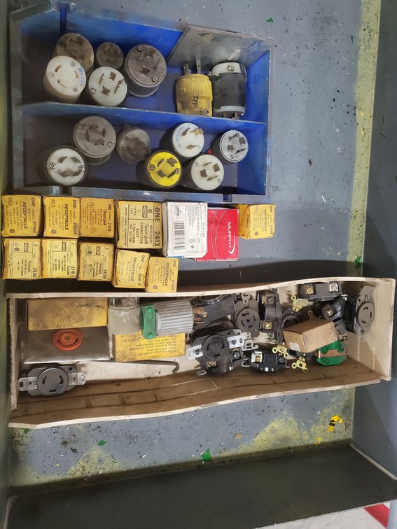Lot 56: Electrical lot