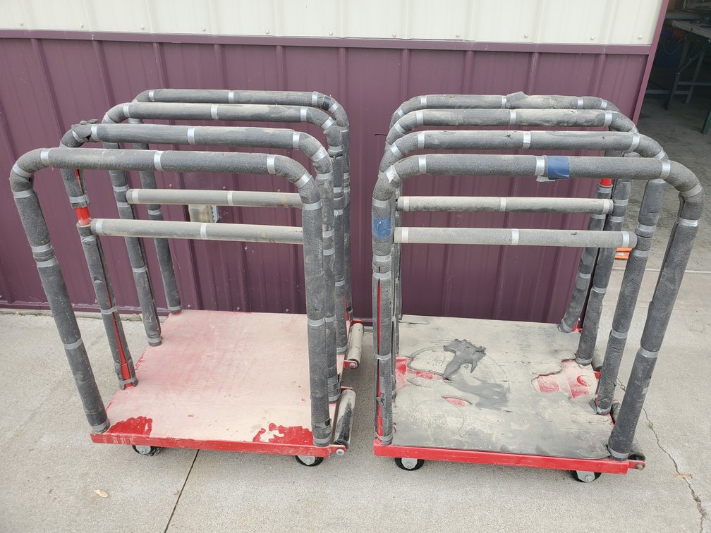 Lot 105: Dayton panel cart