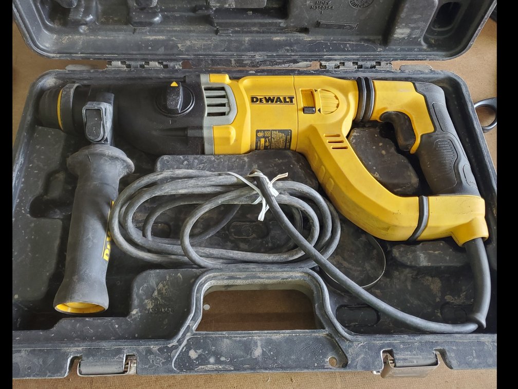 Lot 94: Near new Dewalt Sds hammer drill