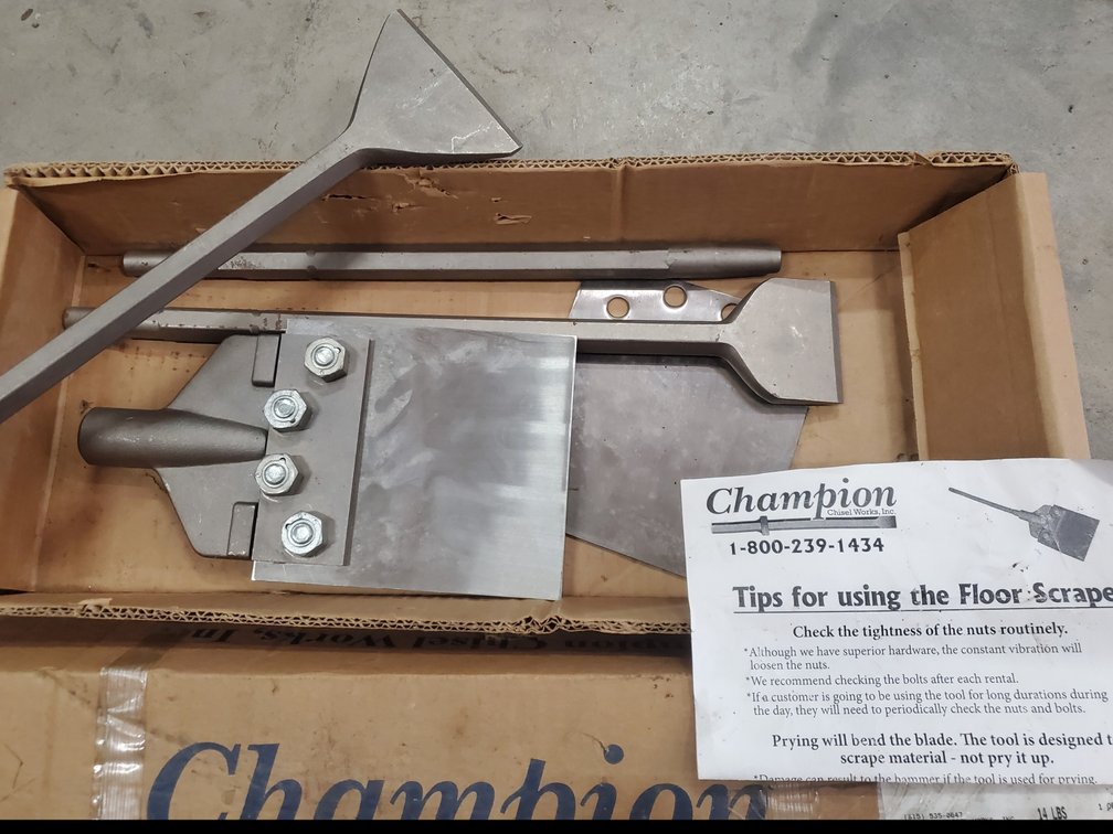 Lot 153: Champion Floor chisel