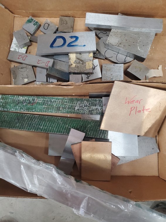 Lot 161: Wear plate/metal lot
