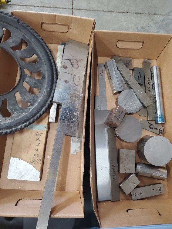 Lot 162: Wear plate/metal lot