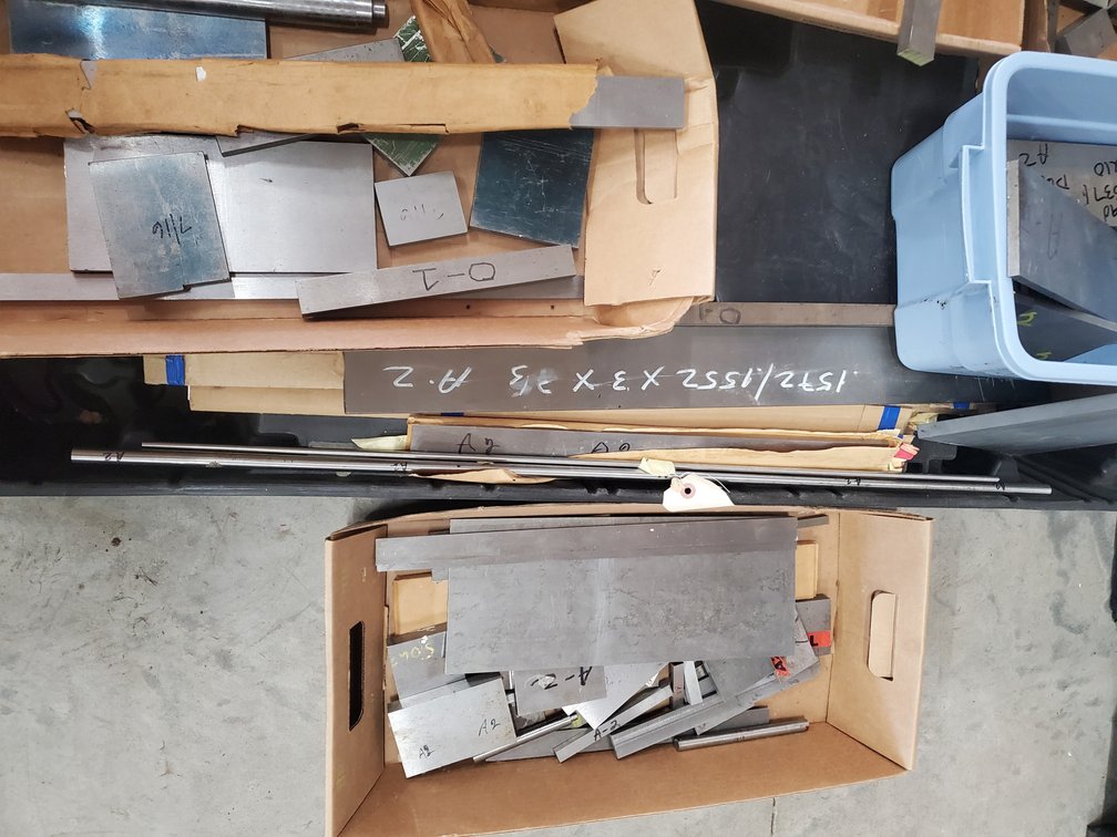 Lot 166: Wearplate/metal lot