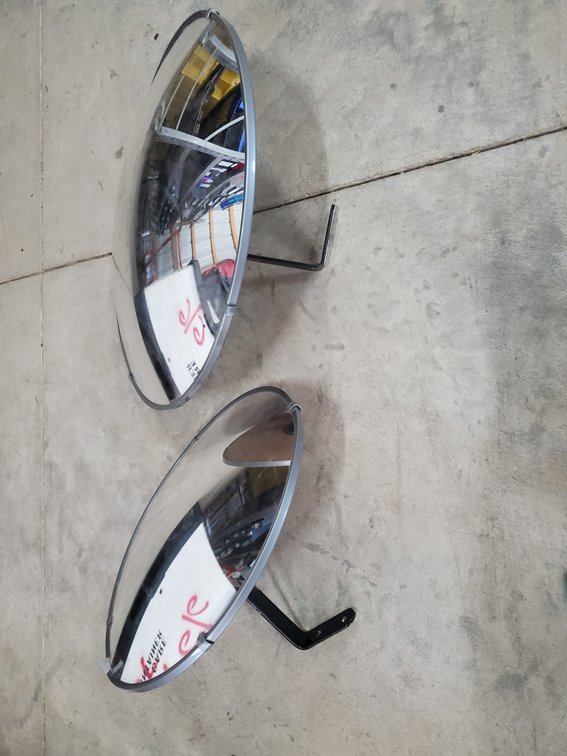 Lot 163: Pair of mirrors