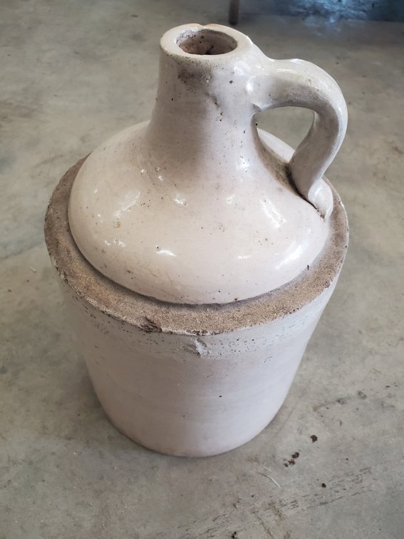 Lot 67: Vintage Moonshine jug/crock