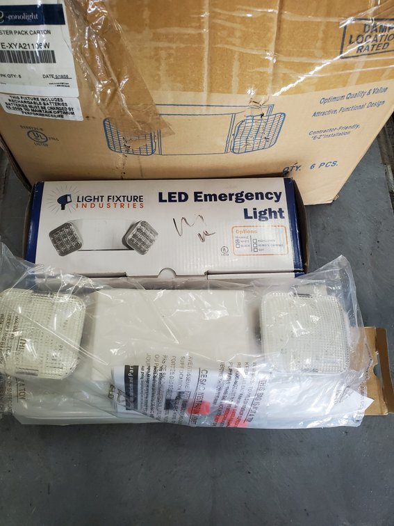 Lot 115: LED emergency lights