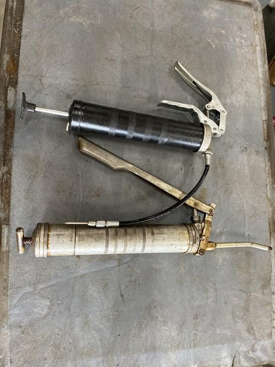 Lot 53: Pair of Manual Grease Guns