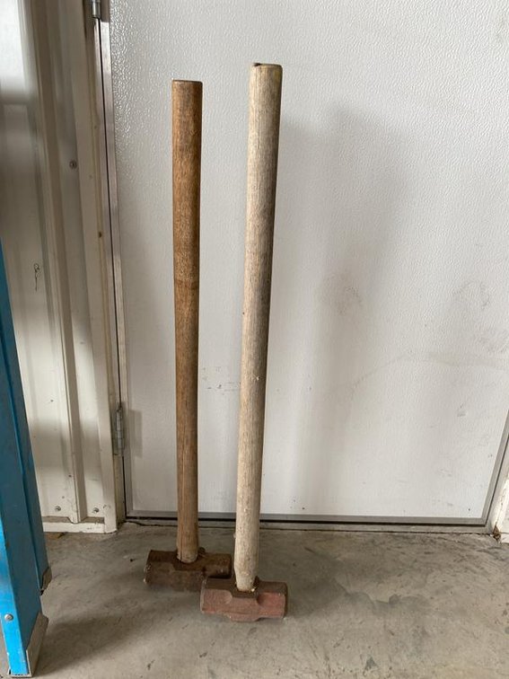 Lot 58A: Pair of Double-Face Sledge Hammers