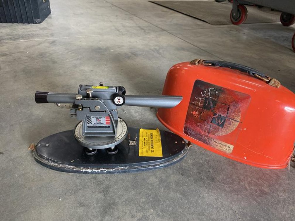 Lot 63A: David White Meridian 8080 Surveying Instrument with Case