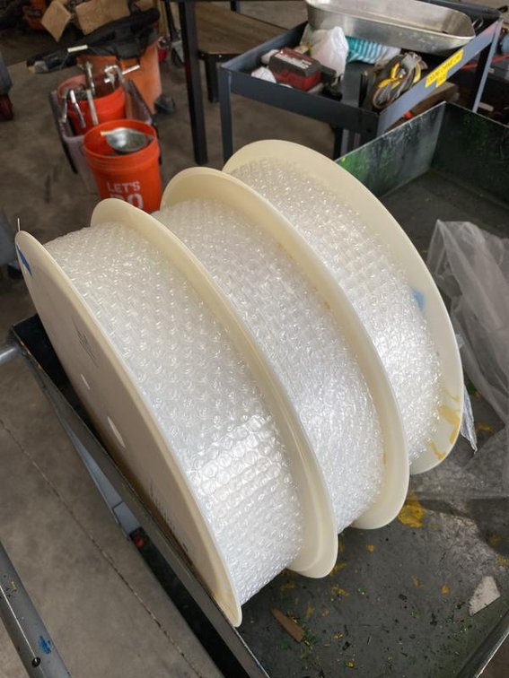 Lot 76A: Assortment of Microspec Bubble Cushioning Reels