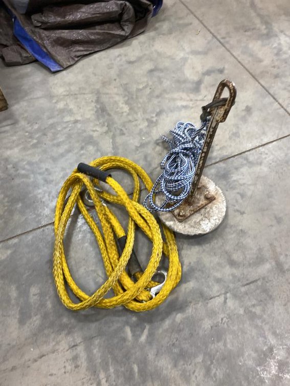 Lot 82A: Assortment of Magnetic Retrieval Magnet and Tow Rope