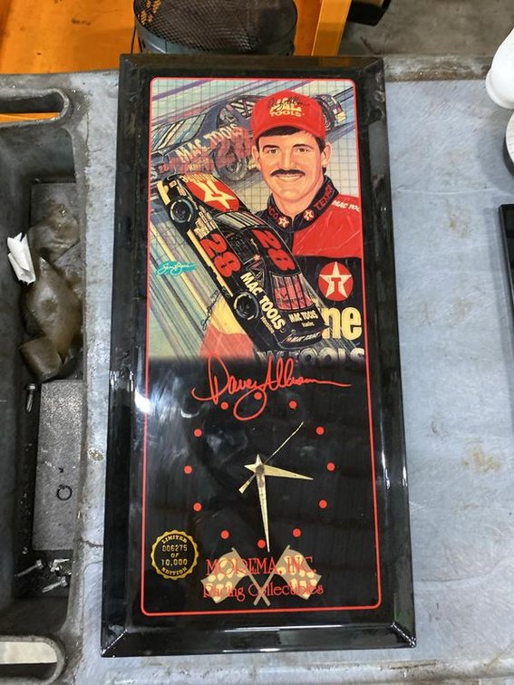 Lot 80A: Davey Allison Morema Inc Limited Edition NASCAR Wall Clock